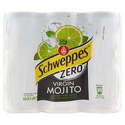 Foto van Schweppes zero virgin mojito 6 x 330ml bij jumbo