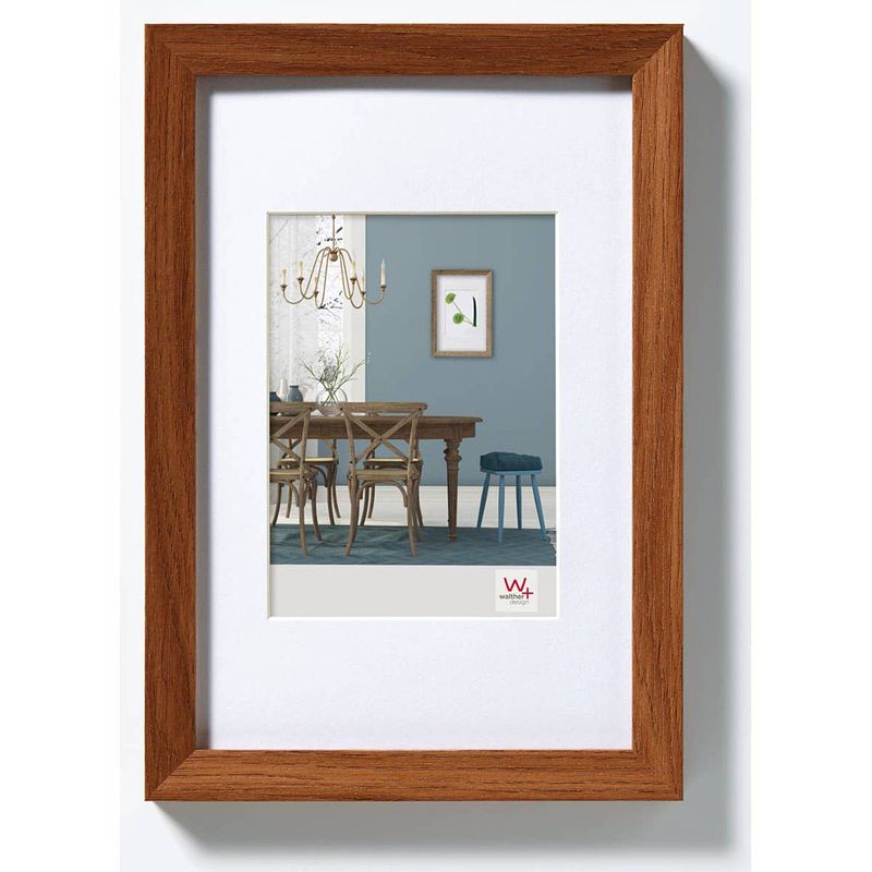 Foto van Walther design fiorito houten fotolijst 18x24cm donker eiken