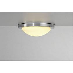 Foto van Slv 155236 slv plafondlamp led, spaarlamp e27 60 w aluminium (geborsteld)