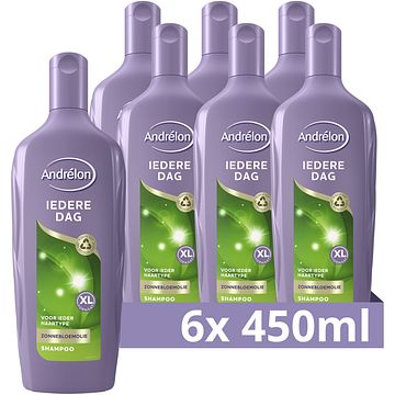 Foto van Andrelon shampoo iedere dag 6 x 450ml bij jumbo