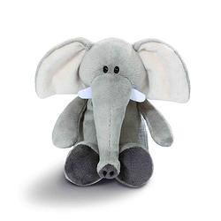Foto van Nici olifant pluche knuffel - grijs - 20 cm - knuffeldier