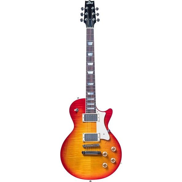 Foto van Heritage standard h-150 vintage cherry burst elektrische gitaar met koffer