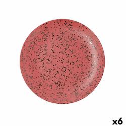 Foto van Platt tallrik ariane oxide keramisch rood (ø 27 cm) (6 stuks)