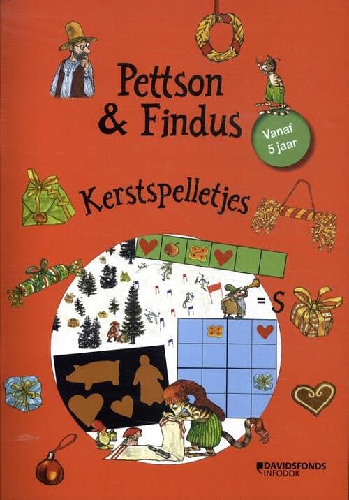 Foto van Pettson en findus kerstspelletjes - sven nordqvist - paperback (9789002278983)