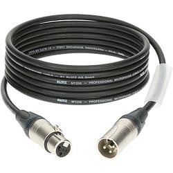 Foto van Klotz 3xm1s1n010 m1 microfoonkabel neutrik nikkel 3p xlr 1m