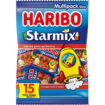 Foto van Haribo starmix uitdeelzakjes 375g bij jumbo