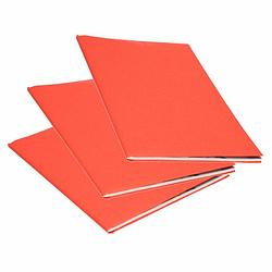 Foto van 3x rollen kraft kaftpapier rood 200 x 70 cm - kaftpapier