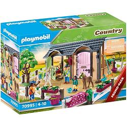 Foto van Playmobil country - rijlessen met paardenboxen (70887)