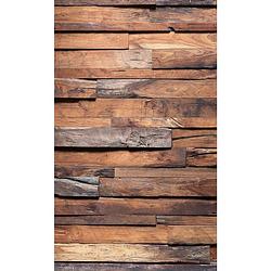 Foto van Dimex wooden wall vlies fotobehang 150x250cm 2-banen