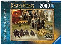 Foto van The lord of the rings - the fellowship of the ring (2000 stukjes) - puzzel;puzzel (4005556169276)