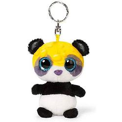 Foto van Nici sleutelhanger panda junior 9 cm pluche zwart/wit