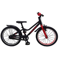 Foto van Volare jongensfiets blaster 18 inch 26 cm jongens terugtraprem zwart/rood