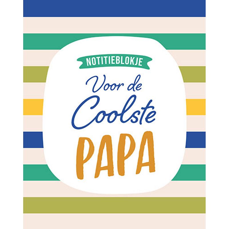 Foto van Deltas notitieblokje - voor de coolste papa