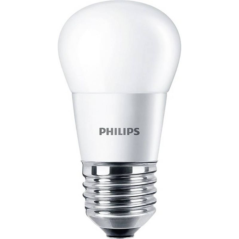 Foto van Philips lighting 31242500 led-lamp energielabel f (a - g) e27 kogel 2.8 w = 25 w warmwit (ø x l) 45 mm x 88 mm 1 stuk(s)