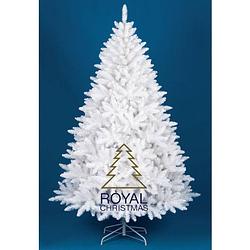 Foto van Royal christmas witte kunstkerstboom washington promo 180cm met led