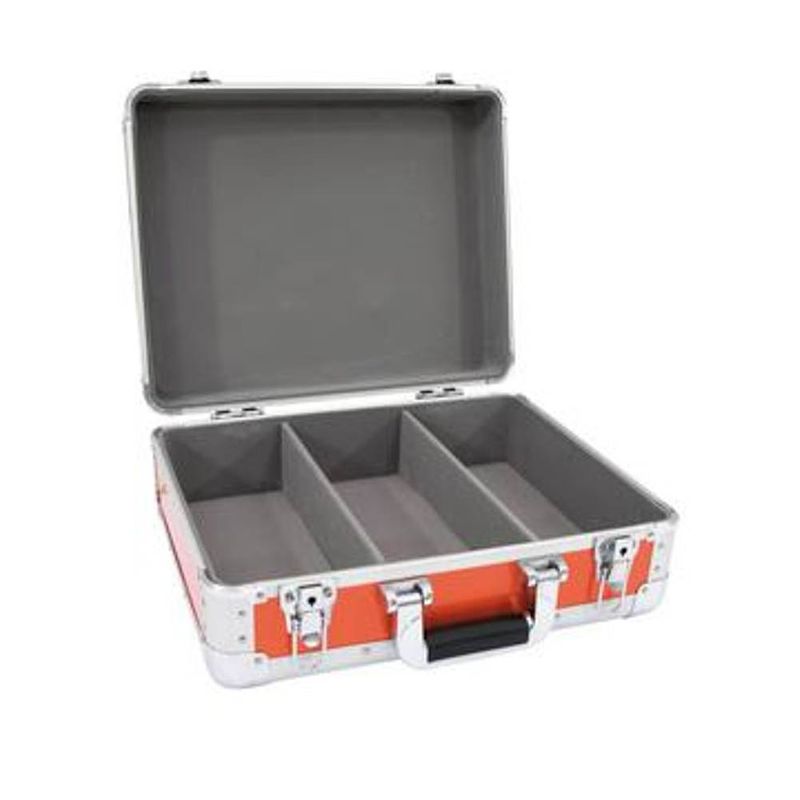 Foto van Omnitronic cd-case alu digital-booking flightcase (l x b x h) 380 x 425 x 175 mm