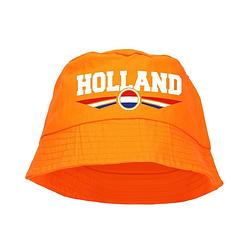 Foto van Oranje supporter / koningsdag vissershoedje holland voor oranje fans - verkleedhoofddeksels