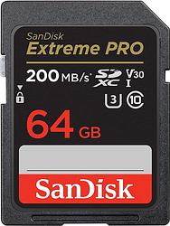 Foto van Sandisk sdxc geheugenkaart - 64gb - extremepro - u3