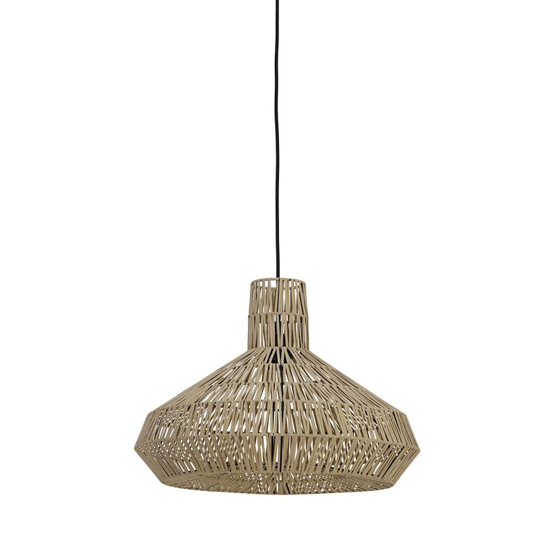 Foto van Light & living - hanglamp masey - 49x49x35 - bruin