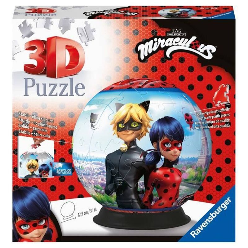 Foto van Ravensburger - ronde 3d-puzzel 72 stukjes wonderbaarlijk