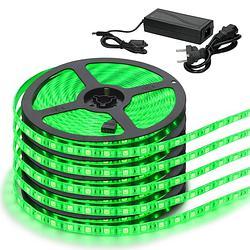 Foto van Led smd green waterproof strip 25m 60 led met 5a stroomvoorziening