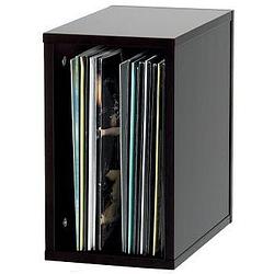 Foto van Glorious record box black 55 compartiment voor 12 inch vinyl