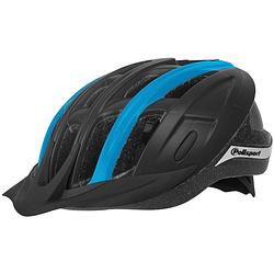 Foto van Fietshelm ride-in zwart/blauw - medium (54-58cm)