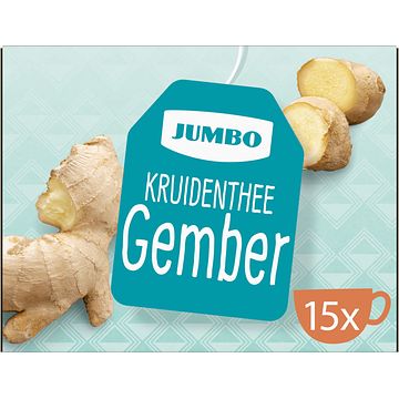 Foto van Jumbo kruidenthee gember 15 x 2, 5g