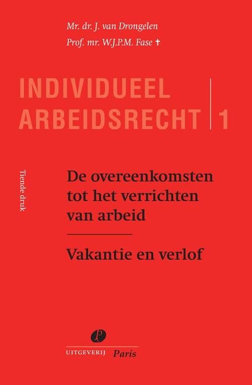 Foto van De overeenkomst tot het verrichten van arbeid - haary drongelen - paperback (9789462512238)