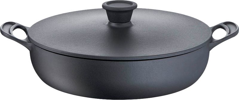 Foto van Tefal cast iron by jamie oliver braadpan 30 cm