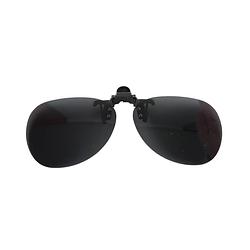 Foto van Montour clip on zonnebril - charlie - ovaal model - zwart - gepolariseerde glazen