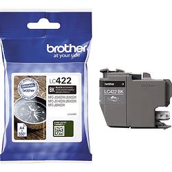 Foto van Brother inktcartridge, 550 pagina's, oem lc-422bk, zwart 5 stuks