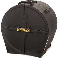 Foto van Hardcase hn20bw koffer voor 20 inch bassdrum met wielen