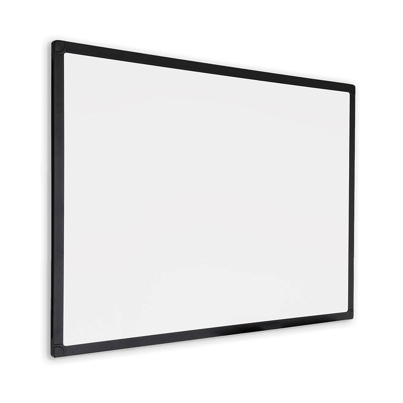 Foto van Whiteboard met zwart frame - magnetisch - 100x150 cm