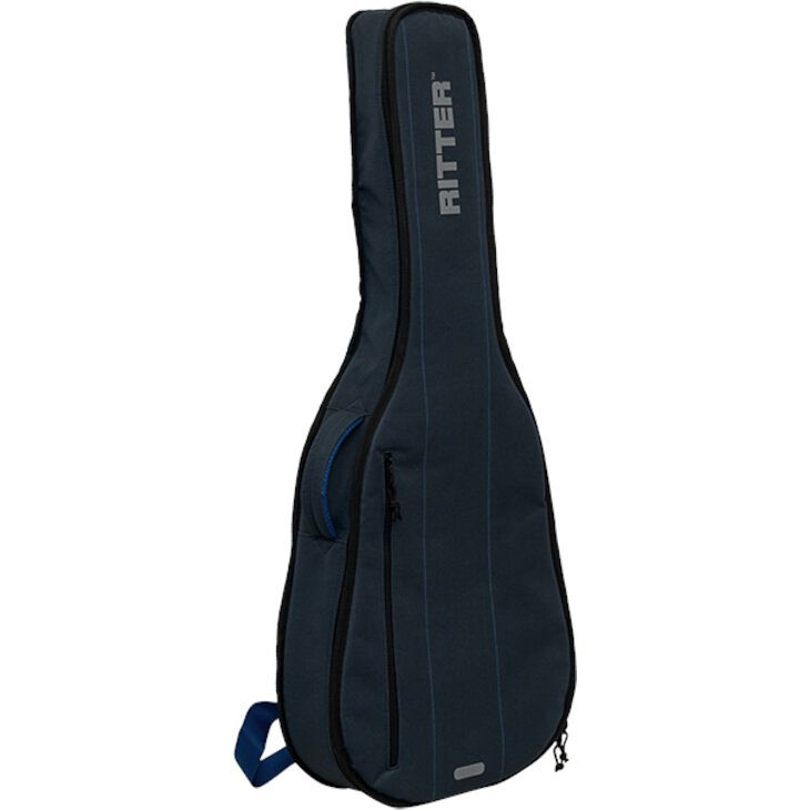 Foto van Ritter bags rge1-ch/abl evilard gigbag voor klassieke gitaar 1/2 atlantic blue