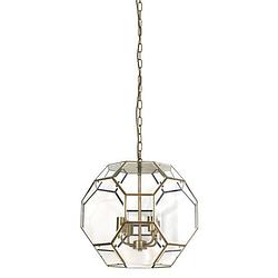 Foto van Light & living - hanglamp lennox - 34x34x40 - brons