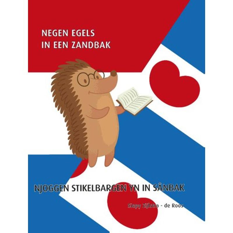 Foto van Negen egels in een zandbak