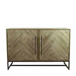 Foto van Dknc - kast harawa - dennenhout - 117x38x78cm - beige - fsc