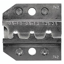 Foto van Rennsteig werkzeuge 624 742 3 0 krimpinzet ongeïsoleerde platte connectoren 0.5 tot 2.5 mm² geschikt voor merk rennsteig werkzeuge pew 12