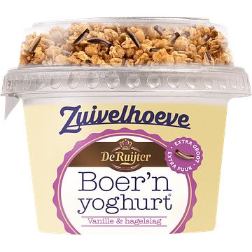 Foto van Zuivelhoeve de ruijter boer'sn yoghurt vanille & hagelslag 170g bij jumbo