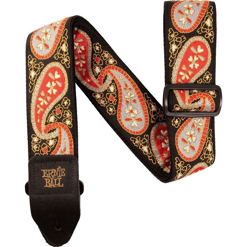 Foto van Ernie ball classic jacquard strap 4696 midnight paisley gitaarband