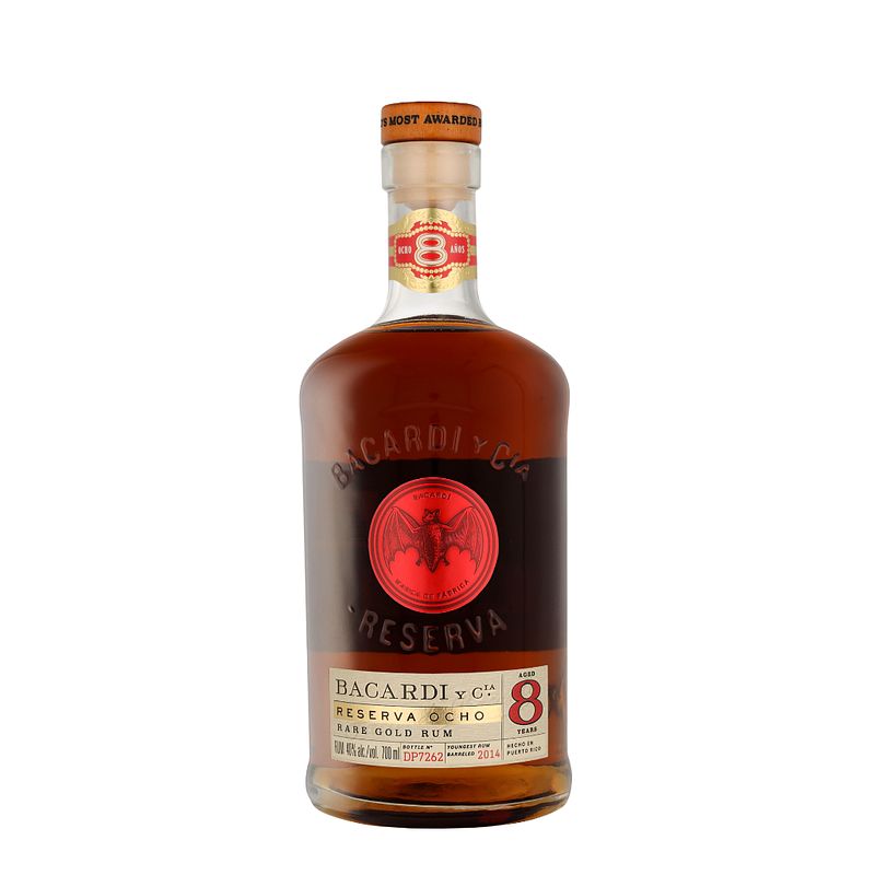 Foto van Bacardi 8 years reserva ocho 70cl rum