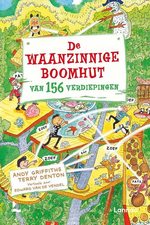 Foto van De waanzinnige boomhut 12 - de waanzinnige boomhut van 156 verdiepingen - andy griffiths, terry denton - hardcover (9789401489638)