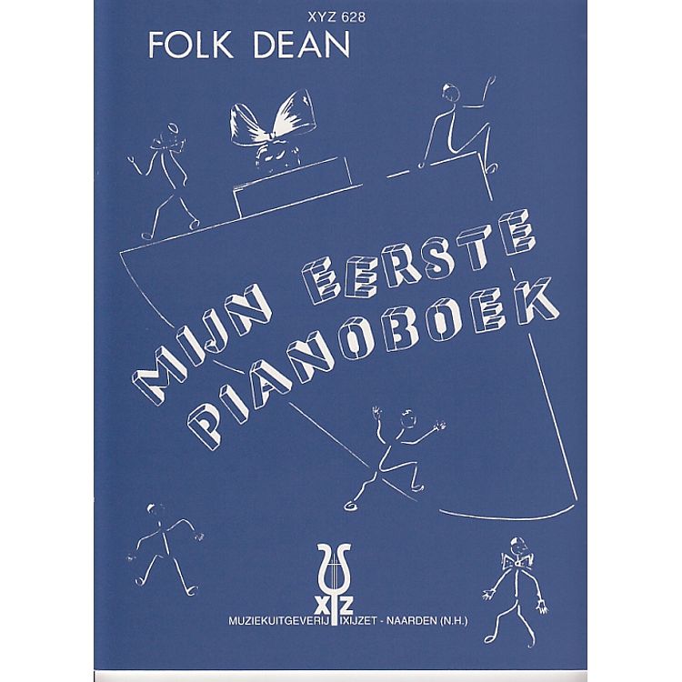 Foto van Xyz uitgeverij folk dean mijn eerste pianoboek lesboek