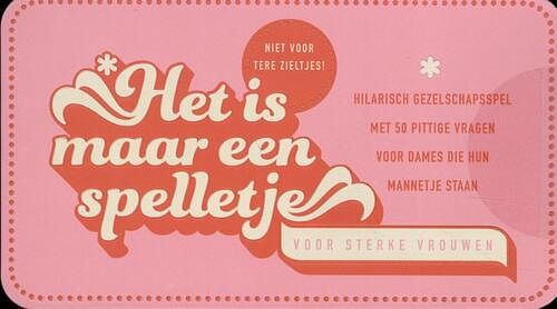 Foto van Het is maar een spelletje - voor sterke vrouwen - paperback (9789464081299)