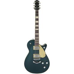 Foto van Gretsch professional collection g6228 players edition jet bt v-stoptail cadillac green metallic rw met koffer