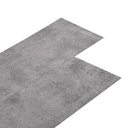 Foto van Vidaxl vloerplanken zelfklevend 5,21 m² 2 mm pvc cementbruin