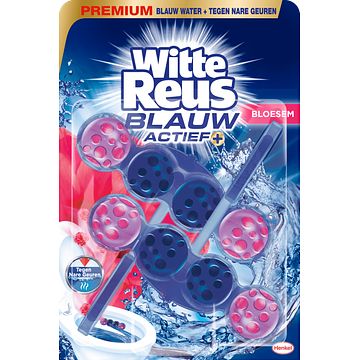 Foto van 1+1 gratis | witte reus blauw actief bloesem 100g aanbieding bij jumbo