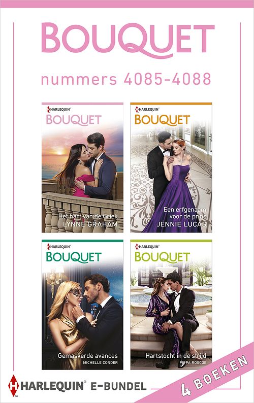 Foto van Bouquet e-bundel nummers 4085 - 4088 - jennie lucas - ebook (9789402542202)