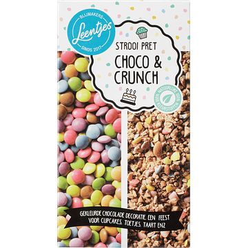 Foto van Leentjes strooi pret choco & crunch 120g bij jumbo